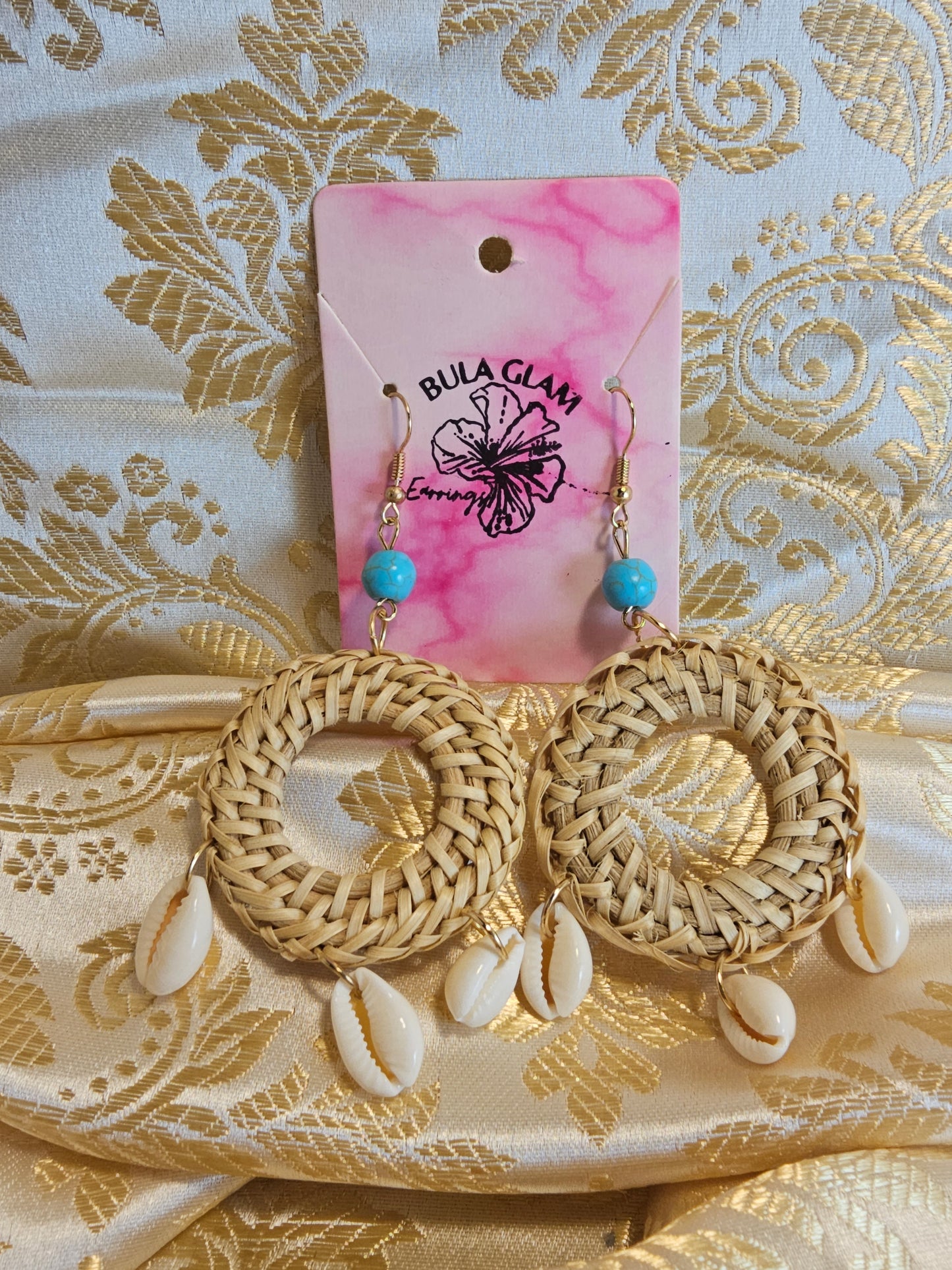 Rattan Statement Earrings